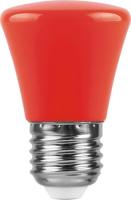Лампа светодиодная декоративная (для гирлянд), LB-372 (1W) 230V E27 красный Колокольчик для белт лайта