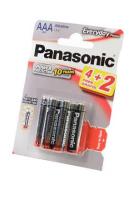 Элемент питания Panasonic Everyday Power LR03EPS/6BP 4+2F LR03 4+2шт BL6