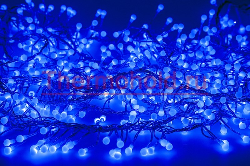 Гирлянда новогодняя "Мишура LED"  3 м  288 диодов, цвет синий