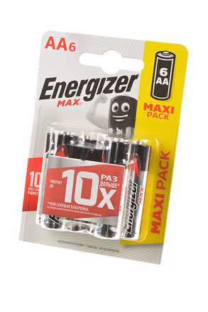 Изображение Элемент питания Energizer MAX LR6 BL6 арт.13153 (6 шт.)  интернет магазин Иватек ivatec.ru