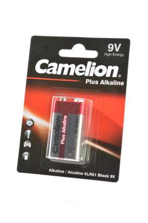 Изображение Батарея Camelion Plus Alkaline 6LR61-BP1 6LR61 BL1 арт.07315 (12 шт.)  интернет магазин Иватек ivatec.ru