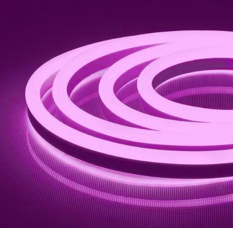 Торцовочный LED Neon-Light 14х10мм, пурпурный