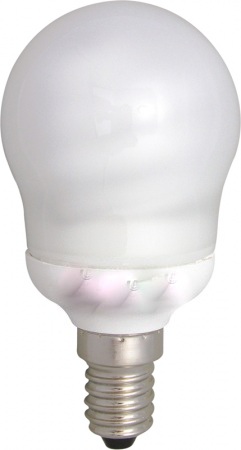 CFL-G 45 220-240V 11W E14 2700K Лампа энергосберегающая VOLPE. Картонная упаковка.