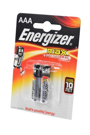 Изображение Элемент питания Energizer MAX LR03 BL2 арт.13150 (2 шт.)  интернет магазин Иватек ivatec.ru