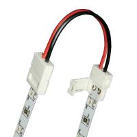 Коннектор (провод) для соединения светодиодных лент 3528 между собой, 2 контакта, IP20, цвет белый, 20 штук в пакете
