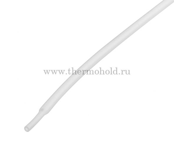 Термоусаживаемая трубка REXANT 2,0/1,0 мм, белая, упаковка 50 шт. по 1 м