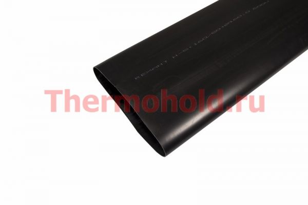 Термоусаживаемая трубка клеевая REXANT 160,0/50,0 мм, (3-4:1) черная, упаковка 1 м