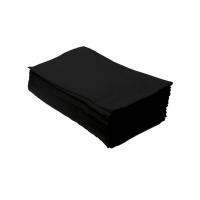 Полотенце черное спанлейс 40 гр./м. Черный 45х90 см 50 шт арт.002328