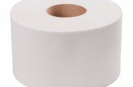 Туалетная бумага 2-слойная Бумага Белый 160 м, 1 рулон , арт.600-876