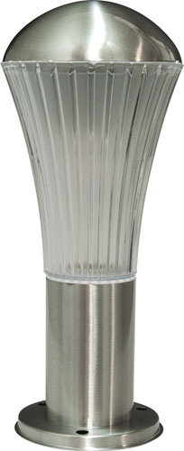 Светильник садово-парковый Feron DH0503, Техно столб, 18W E27 230V, серебро