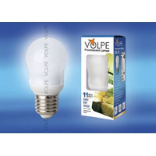 CFL-G 45 220-240V 11W E27 4000K Лампа энергосберегающая VOLPE. Картонная упаковка.