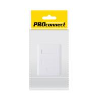 PROconnect Розетка компьютерная внешняя, 1-порт RJ-45 (8P8C), UTP неэкранированная, категория 5e, па