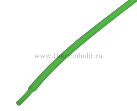 Изображение Термоусаживаемая трубка REXANT 1,5/0,75 мм, зеленая, упаковка 50 шт. по 1 м  интернет магазин Иватек ivatec.ru