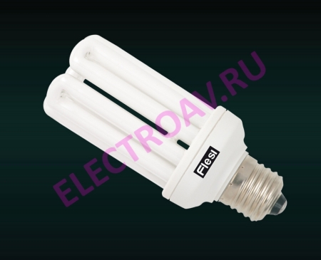 Изображение Энергосберегающая лампа Flesi U 20W Mini 5U 220V E27 6400К  интернет магазин Иватек ivatec.ru