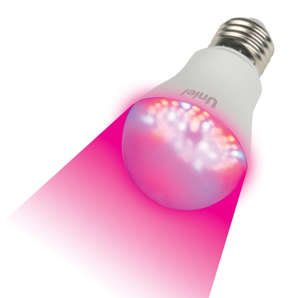 Лампа светодиодная е27 для растений. LED-A60-9W/SP/E27/CL ALM01WH