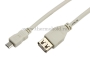 Изображение Кабель USB (шт. micro USB - гн. USB A) 0.2 метра, серый REXANT  интернет магазин Иватек ivatec.ru