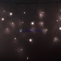Изображение Гирлянда Айсикл (бахрома) светодиодный, 2,4 х 0,6 м, прозрачный провод, 230 В, диоды тёпло-белые,  88 LED NEON-NIGHT  интернет магазин Иватек ivatec.ru