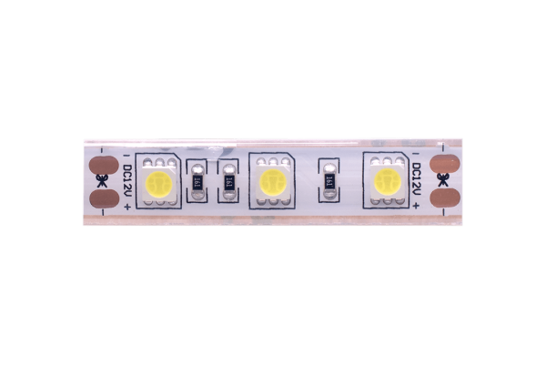 Лента светодиодная стандарт 5050, 60 LED/м, 14,4 Вт/м, 12В , IP68, Цвет: Холодный белый, 00-00001846