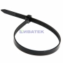 Изображение Хомут-стяжка кабельная нейлоновая REXANT 250 x7,6мм, черная, упаковка 100 шт.  интернет магазин Иватек ivatec.ru