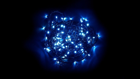 Изображение CL08 Гирлянда линейная, 600 LED синий, 60м +3м зеленый шнур,  IP44  интернет магазин Иватек ivatec.ru