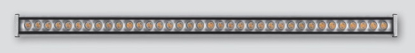 Архитектурный линейный светильник, LL-880 Светодиодный линейный прожектор ЛЮКС, 36LED 3000К, 990*50*55mm, 36W AC230V, IP65