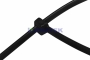 Изображение Хомут-стяжка кабельная нейлоновая REXANT 300 x4,8мм, черная, упаковка 100 шт.  интернет магазин Иватек ivatec.ru