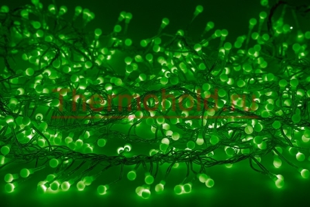 Изображение Гирлянда новогодняя "Мишура LED"  3 м  288 диодов, цвет зеленый  интернет магазин Иватек ivatec.ru