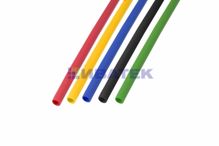 Изображение Термоусаживаемые трубки REXANT 6,0/3,0 мм, набор пять цветов, упаковка 50 шт. по 1 м  интернет магазин Иватек ivatec.ru