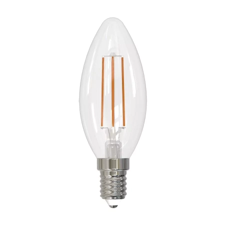 Изображение LED-C35-5W/4000K/E14/FR/SLF Лампа светодиодная. Форма "свеча", матовая. Белый свет (4000K). ТМ Volpe  интернет магазин Иватек ivatec.ru