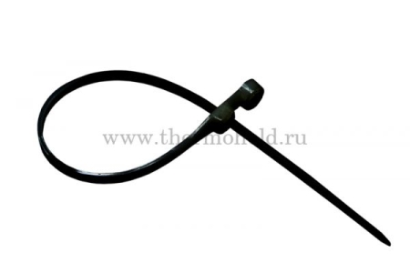 Изображение Хомут-стяжка нейлоновая под винт REXANT 150x3,6 мм, черная, упаковка 100 шт.  интернет магазин Иватек ivatec.ru