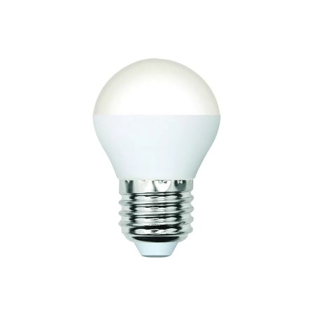Изображение LED-G45-9W/4000K/E27/FR/SLS Лампа светодиодная. Форма "шар", матовая. Белый свет (4000K). ТМ Volpe  интернет магазин Иватек ivatec.ru