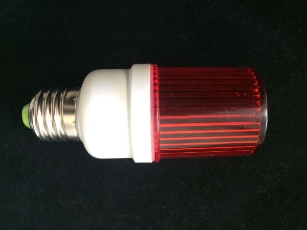 Изображение LED лампа-вспышка красная E-27, 21 светодиод повышенной яркости, 220V  G-LEDJS07R (FS-001226)  интернет магазин Иватек ivatec.ru