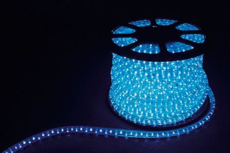 Изображение Дюралайт (лента светодиодная), 2W FERON 100м 220V 36LED/м 13мм, синий, LED-R2W с 2 заглушками, 2 сет  интернет магазин Иватек ivatec.ru
