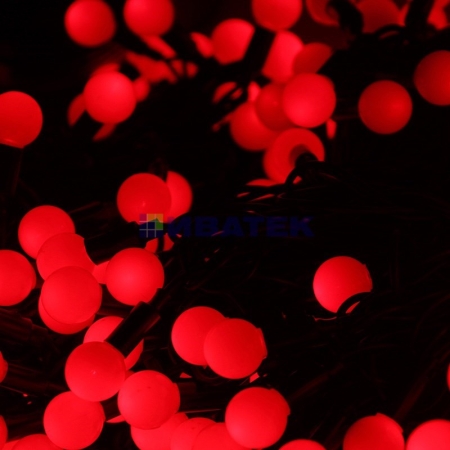 Изображение Гирлянда новогодняя "LED ClipLight - ШАРИКИ" 24V, 3 нити по 20 метров, Красные светодиоды, IP54  интернет магазин Иватек ivatec.ru