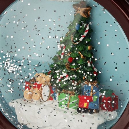 Изображение Декоративный светильник «Часы» с эффектом снегопада NEON-NIGHT  интернет магазин Иватек ivatec.ru