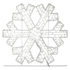 Изображение Фигура световая «Снежинка» 125х120 см, 200 LED, IP65, цвет свечения белый NEON-NIGHT  интернет магазин Иватек ivatec.ru