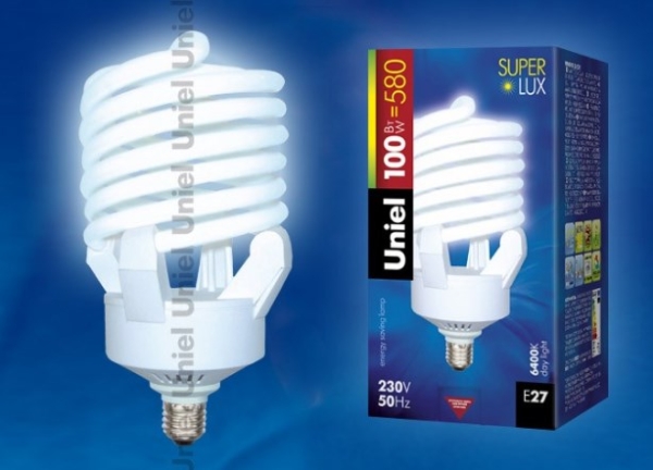 ESL-S23-100/6400/E27 Лампа энергосберегающая. Картонная упаковка