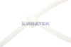 Изображение Хомут-стяжка кабельная нейлоновая REXANT 80 x2,5мм, белая, упаковка 10 пак, 100 шт/пак.  интернет магазин Иватек ivatec.ru