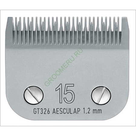 Изображение Ножевой блок Aesculap 1,2 мм (#15) с мелкими зубцами, стандарт А5  интернет магазин Иватек ivatec.ru