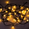 Изображение Гирлянда новогодняя "LED Galaxy Bulb String", 30 ламп,  10 м,  6 LED, тепло-белый, черный каучук, IP  интернет магазин Иватек ivatec.ru