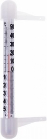 Изображение Термометр оконный (Ø 18 мм) полистирольная шкала крепление "на гвоздик" REXANT  интернет магазин Иватек ivatec.ru