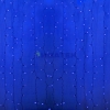 Изображение Гирлянда новогодняя "Светодиодный Дождь" 2х6м, постоянное свечение, прозрачный провод, 220В, Синий  интернет магазин Иватек ivatec.ru