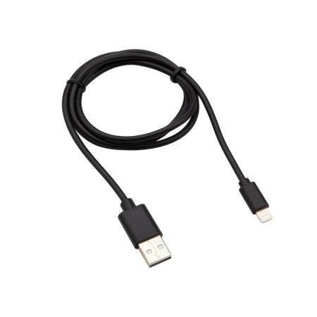 Изображение Кабель REXANT USB-Lightning 2.1 А, 1 м, черный ПВХ  интернет магазин Иватек ivatec.ru