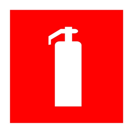 Изображение Наклейка знак пожарной безопасности «Огнетушитель» 150х150 мм REXANT  интернет магазин Иватек ivatec.ru