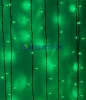 Изображение 01-038 Светодиодный занавес 2x2м, черн. пр., зеленый,  интернет магазин Иватек ivatec.ru