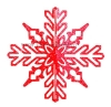 Изображение Елочная фигура "Снежинка ажурная 3D", 35 см, цвет красный, упаковка 6 шт  интернет магазин Иватек ivatec.ru