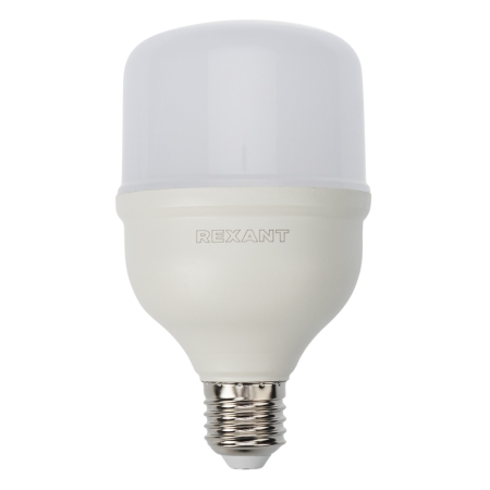 Изображение Лампа светодиодная высокомощная 30Вт E27 с переходником на E40 2850Лм 6500K холодный свет REXANT  интернет магазин Иватек ivatec.ru