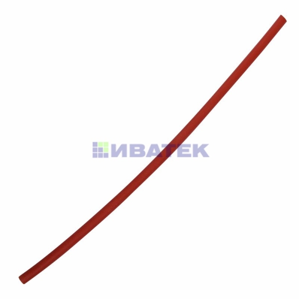 Термоусаживаемая трубка с клеевая REXANT 3,0/1,0 мм, красная, упаковка 10 шт. по 1 м