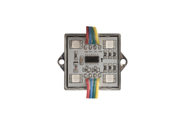 Модуль светодиодый SWG , 4LED, 1,25Вт, 12В, IP65, Цвет: RGB, провод 15см, 00-00002198
