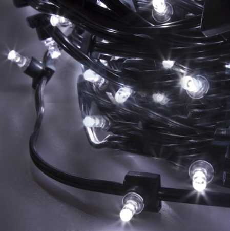 Изображение LED-LP-15СМ-100M-12V-W, Светодиод. клип-лайт белый, темный провод (без трансформ)  интернет магазин Иватек ivatec.ru